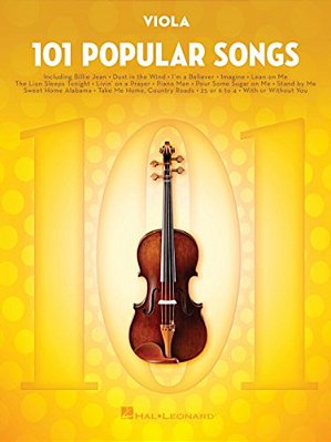 101 Popular Songs Viola Sheet Music Songbook Classic Pop Rock Hits For Beginners Intermediate Players Includes Billie Jean Piano Man Sweet Home Alabam-..
