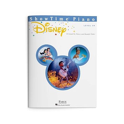 Showtime Piano Disney Easy Piano Sheet Music Beginner Disney Songbook For Kids And Students Level 2A Arrangements From Aladdin, Mulan, The Little Merm-..