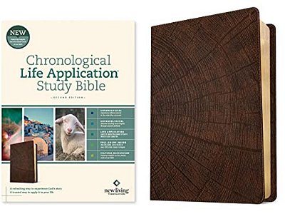 Nlt Chronological Life Application Study Bible, Second Edition (Leatherlike, Heritage Oak Brown)-..