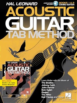 Hal Leonard Acoustic Guitar Tab Method - Combo Edition: Books 1 & 2 With Online Audio, Plus Bonus Material-..