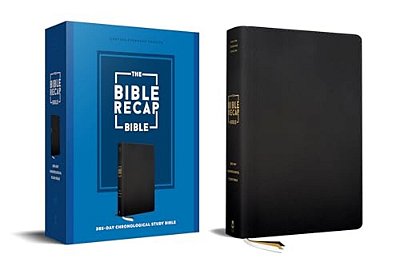 The Bible Recap 365-Day Chronological Study Bible: English Standard Version--genuine Leather-..