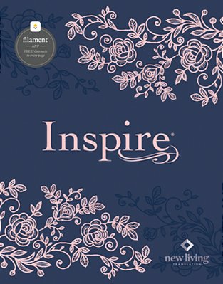 Inspire Bible Nlt, Filament Enabled (Hardcover Leatherlike, Navy)-..