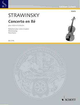 Concerto In D (1931): Violin And Piano-..
