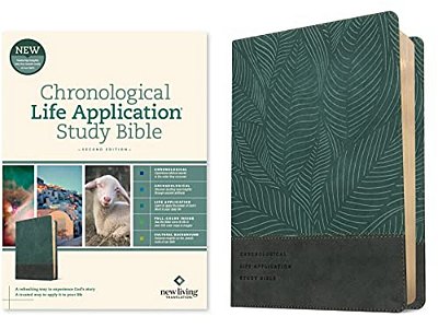 Nlt Chronological Life Application Study Bible, Second Edition (Leatherlike, Palm Forest Teal)-..