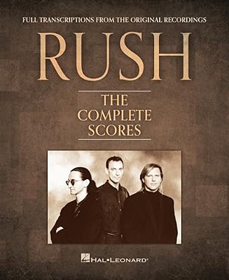 Rush - The Complete Scores 40 Rush Classics For Guitar Bass Drums Keyboard And Vocals Deluxe-..