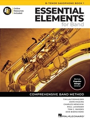 Essential Elements For Band - Bb Tenor Saxophone Book 1 With Eei Online Resources Bb Tenor Sax Method Songbook And Sheet Music For School Band Student-..
