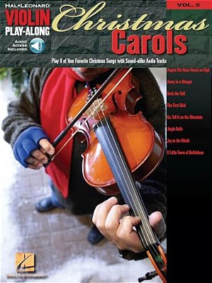 Christmas Carols - Violin Play-Along Volume 5 Book/Online Audio-..