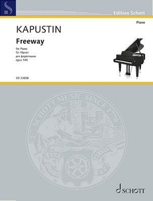 Kapustin: Freeway Op. 140 For Piano Solo-..