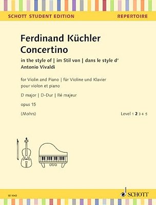Concertino In D Minor, Op. 15 For Violin And Piano-..