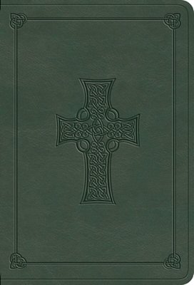 Esv Large Print Value Compact Bible (Trutone, Quiet Forest, Celtic Cross Design)-..
