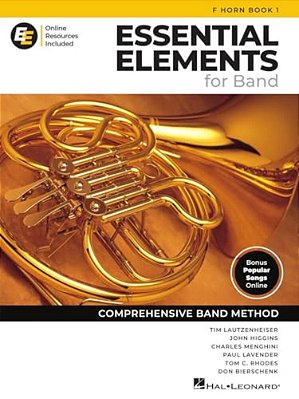 Essential Elements For Band F Horn Book 1 With Eei Online Resources French Horn Method Songbook And Sheet Music For School Band Students And Teachers-..