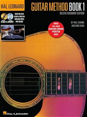 Hal Leonard Guitar Method Book 1 Deluxe Beginner Edition Guitar Lesson Book With Online Audio And Video Learn Acoustic And Electric Guitar Chords Tech-..