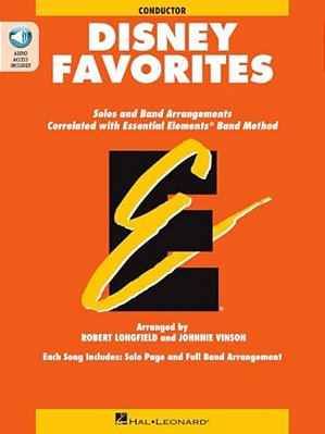 Essential Elements Disney Favorites - Conductor's Edition With Online Audio-..