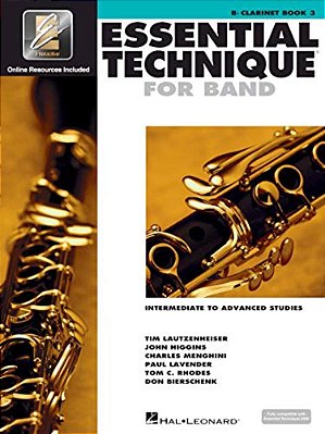 Essential Technique For Band With Eei - Intermediate To Advanced Studies: Bb Clarinet (Book/Online Media)-..