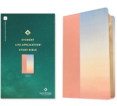 Nlt Student Life Application Study Bible, Filament Enabled (Leatherlike, Ombre Pink, Red Letter)-..