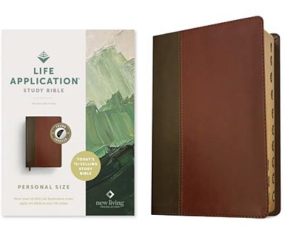 Nlt Life Application Study Bible, Third Edition, Personal Size (Leatherlike, Brown/Mahogany, Indexed, Red Letter)-..