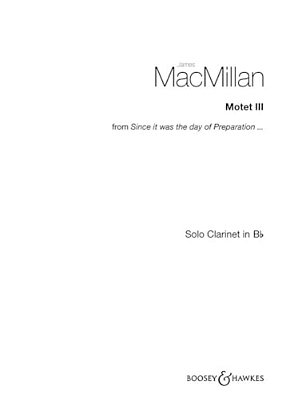Motet III For Clarinet-..