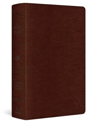 Esv Single Column Bible (Trutone, Chestnut)-..