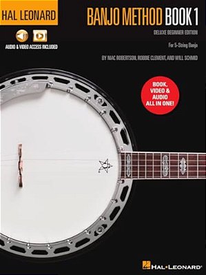 Hal Leonard Banjo Method Book 1 - Deluxe Beginner Edition For 5-String Banjo With Audio & Video Access Included-..