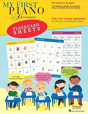 My First Piano Adventure Flashcard Sheets: For The Young Beginner-..
