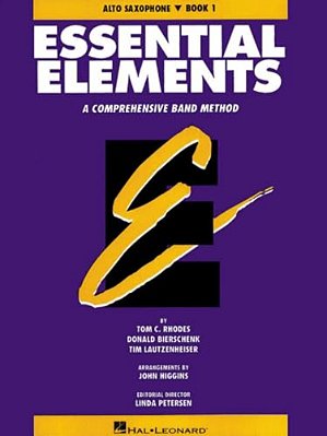Essential Elements For E Flat Alto Saxophone, Book 1 Concert Band Method Sheet Music With Rhythm Studies, Duets, Full Band Arrangements, Music History-..