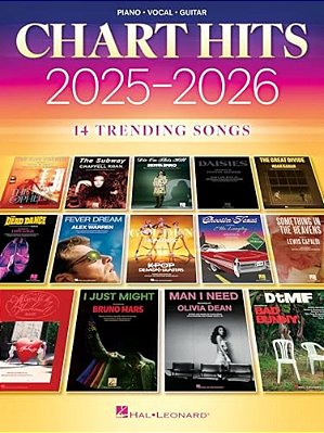 Chart Hits 2025-2026 - Piano/Vocal/guitar Songbook-..