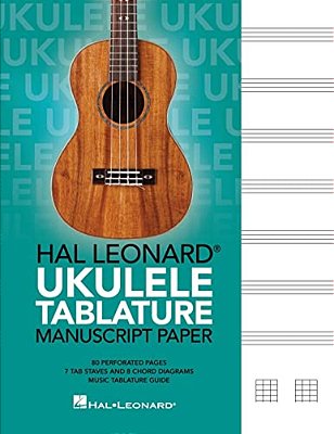 Hal Leonard Ukulele Tablature Manuscript Paper-..