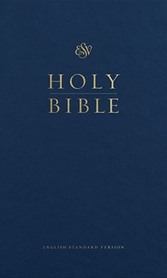 Esv Pew Bible (Hardcover, Blue)-..