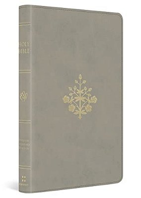 Esv Thinline Bible, Red Letter (Trutone, Stone, Branch Design)-..