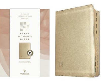 Nlt Every Woman's Bible, Filament Enabled (Leatherlike, Soft Gold, Indexed, Red Letter)-..