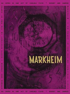 Markheim: Opera In One Act-..