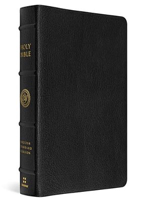 Esv Heirloom Bible, Veritas: Single Column Edition (Goatskin, Black)-..