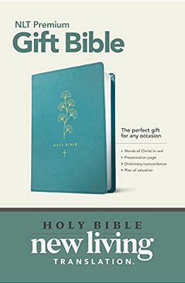 Premium Gift Bible Nlt (Red Letter, Leatherlike, Teal)-..