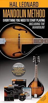 Hal Leonard Mandolin Method Pack: Includes A Mandolin, Method Book/CD, Chord And Scale Finder, Dvd, And Case-..
