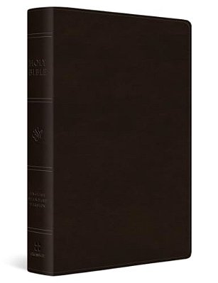 Esv Giant Print Thinline Bible, Red Letter (Trutone, Deep Brown)-..