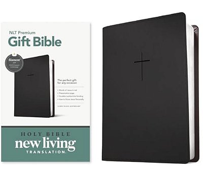 Premium Gift Bible Nlt, Filament Enabled (Leatherlike, Classic Black, Red Letter)-..