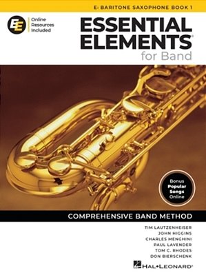 Essential Elements For Band Eb Baritone Saxophone Book 1 With Eei Online Resources Baritone Sax Method Songbook And Sheet Music For School Band Studen-..