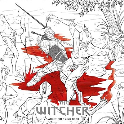 The Witcher Adult Coloring Book-..