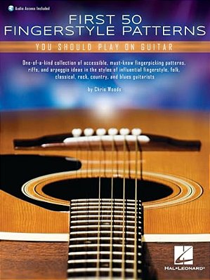 First 50 Fingerstyle Patterns You Should Play On Guitar (Book/Online Audio)-..