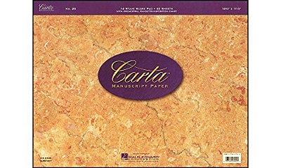 Carta Manuscript Paper No. 25 - Professional-..