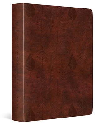 Esv Single Column Journaling Bible (Trutone, Chestnut, Leaves Design)-..
