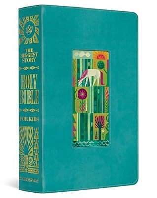 Esv The Biggest Story Holy Bible For Kids (Trutone, Teal, Waterfall Design)-..