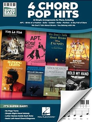 4 Chord Pop Hits - Super Easy Songbook - 45 Simple Arrangements For Piano-..