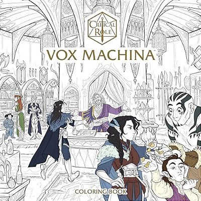 Critical Role: Vox Machina Coloring Book-..