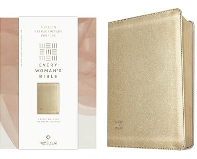 Nlt Every Woman's Bible, Filament Enabled (Leatherlike, Soft Gold, Red Letter)-..