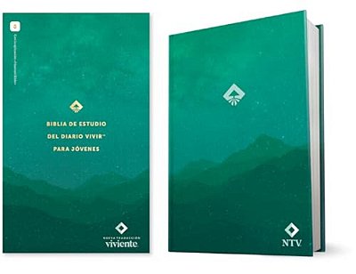 Biblia De Estudio Del Diario Vivir Para Jóvenes Ntv Con Filament (Tapa Dura, Verde, Letra Roja)-..