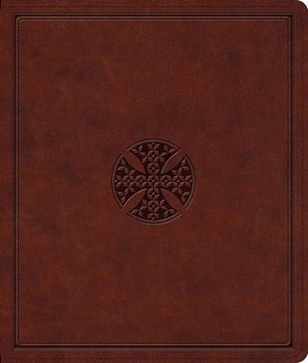 Esv Journaling Bible (Trutone, Brown, Mosaic Cross Design)-..
