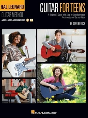 Hal Leonard Guitar For Teens Method: A Beginner's Guide With Step-By-step Instruction For Acoustic And Electric Guitar (Book/Online Audio & Video)-..
