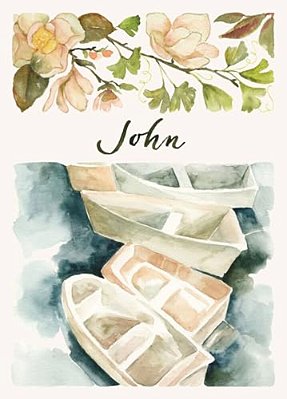 Esv Scripture Journal: John (Artwork By Ruth Chou Simons) (Paperback)-..
