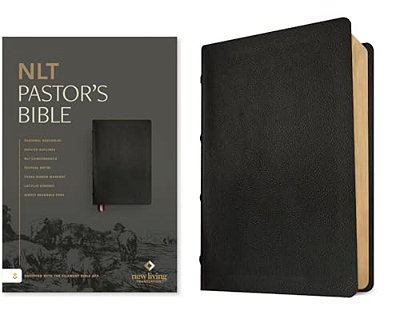 Nlt Pastor's Bible, Filament Enabled (Genuine Leather, Black, Red Letter)-..